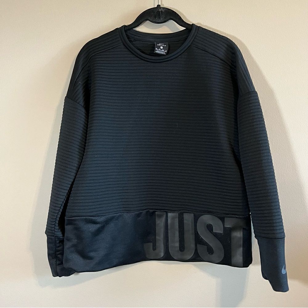 ✨ Nike Women’s Black Just Do It Crewneck Sweatshirt XS